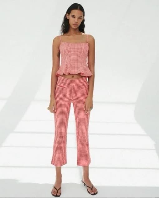 Red Gingham Pants - Image 2