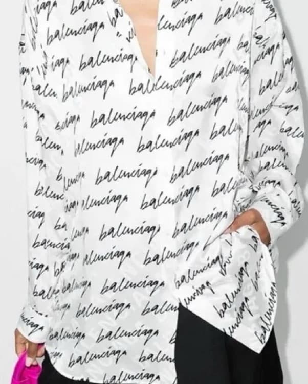 Balenciaga Scribble Blouse - Image 1