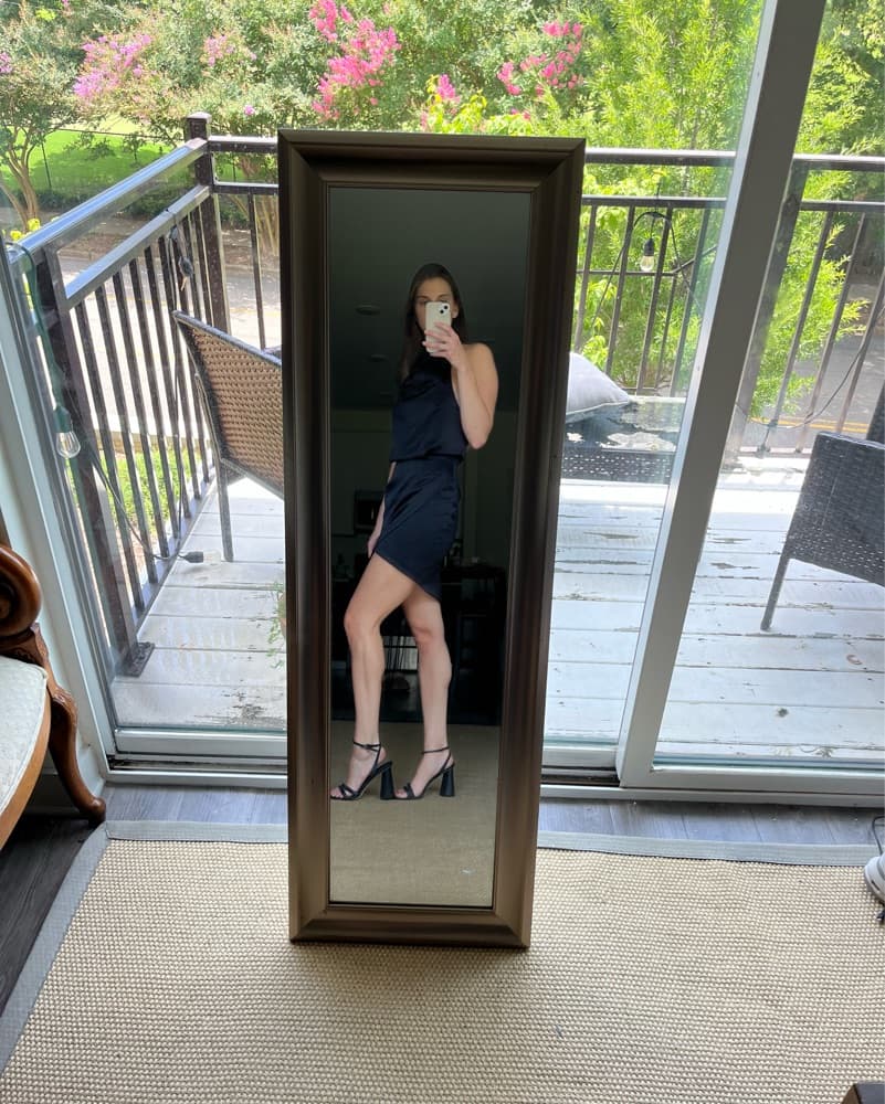 Elliatt Black Asymetrical Mini Dress - Image 6
