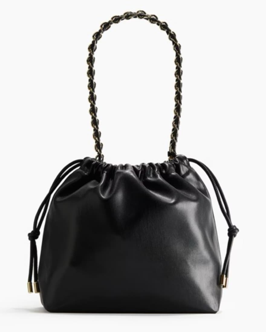 Black & Gold Bucket Bag - Image 3