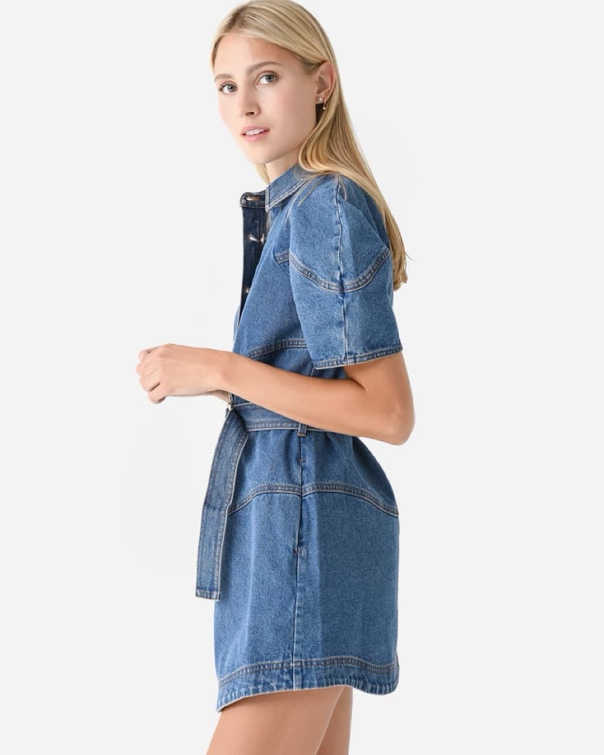 Acler Hawkin Mini Shirtdress - Image 2