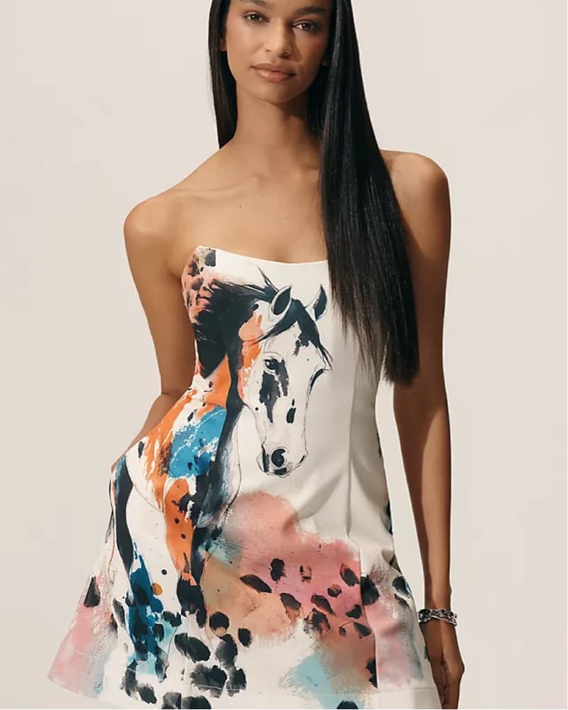 Horse Cocktail Dress - Image 1