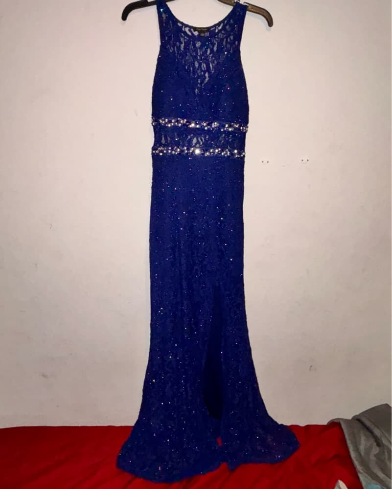 Navy Blue Formal Dress - Image 3