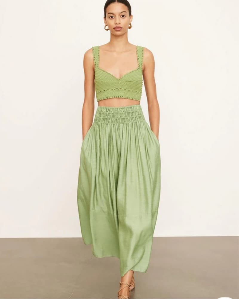 Vince Two Piece Skirt & Top Set - Image 2