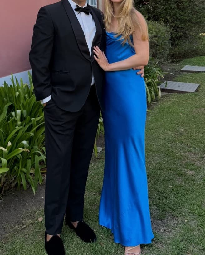 Michelle Mason - Ruffle Cowl Bias Gown - Image 1