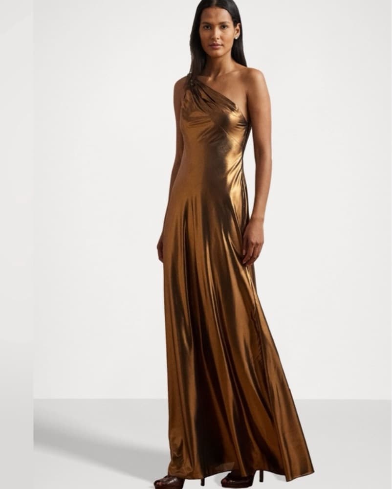 Gold Ralph Lauren Dress - Image 1