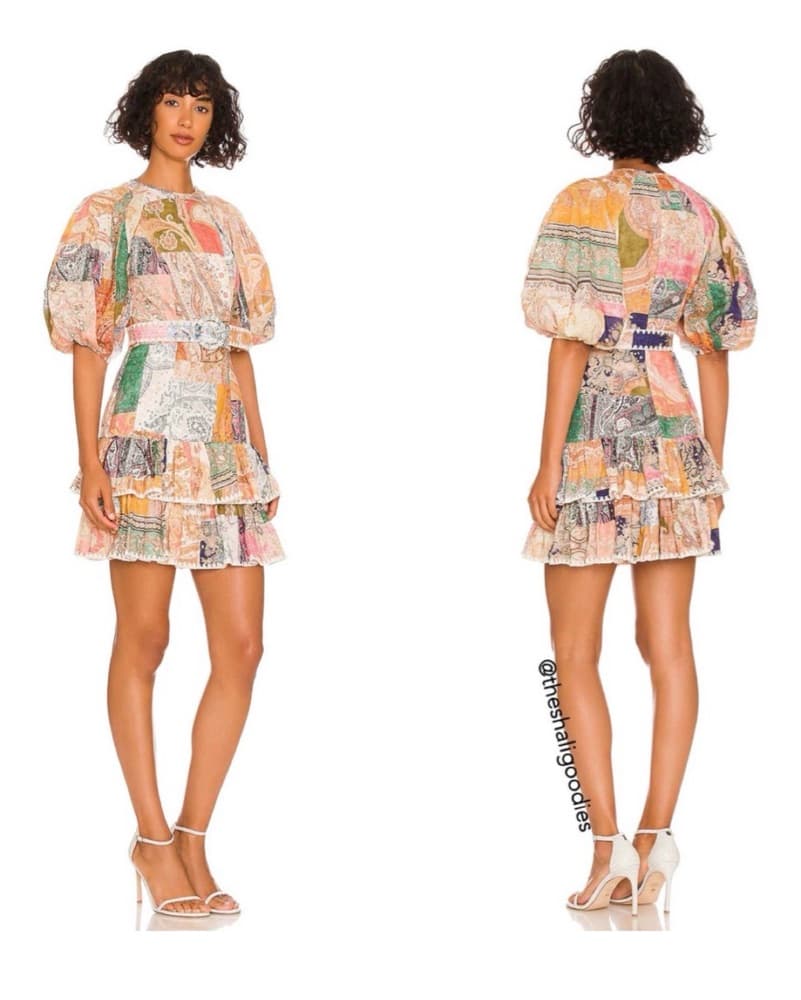 . ZIMMERMANN Anneke Ruffle Hem Mini Dres - Image 3