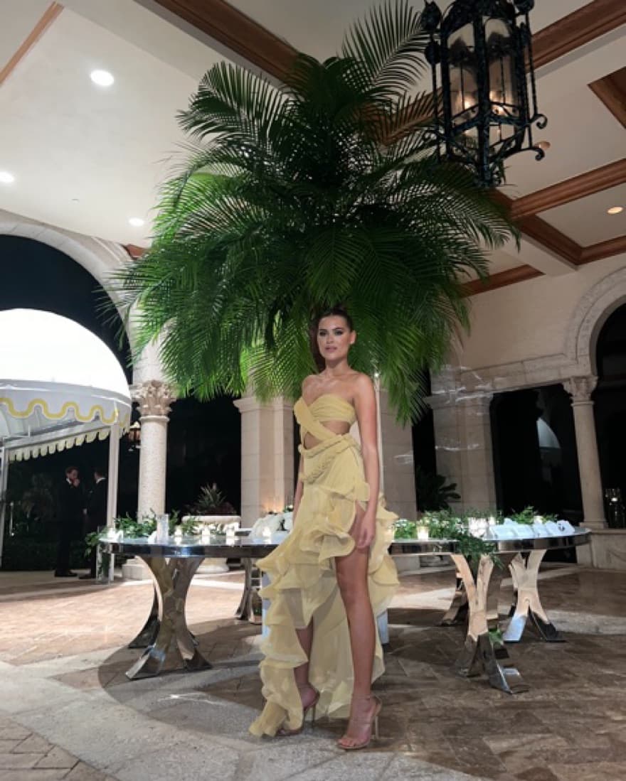 BRONX AND BANCO yellow Jina Gown - Image 5