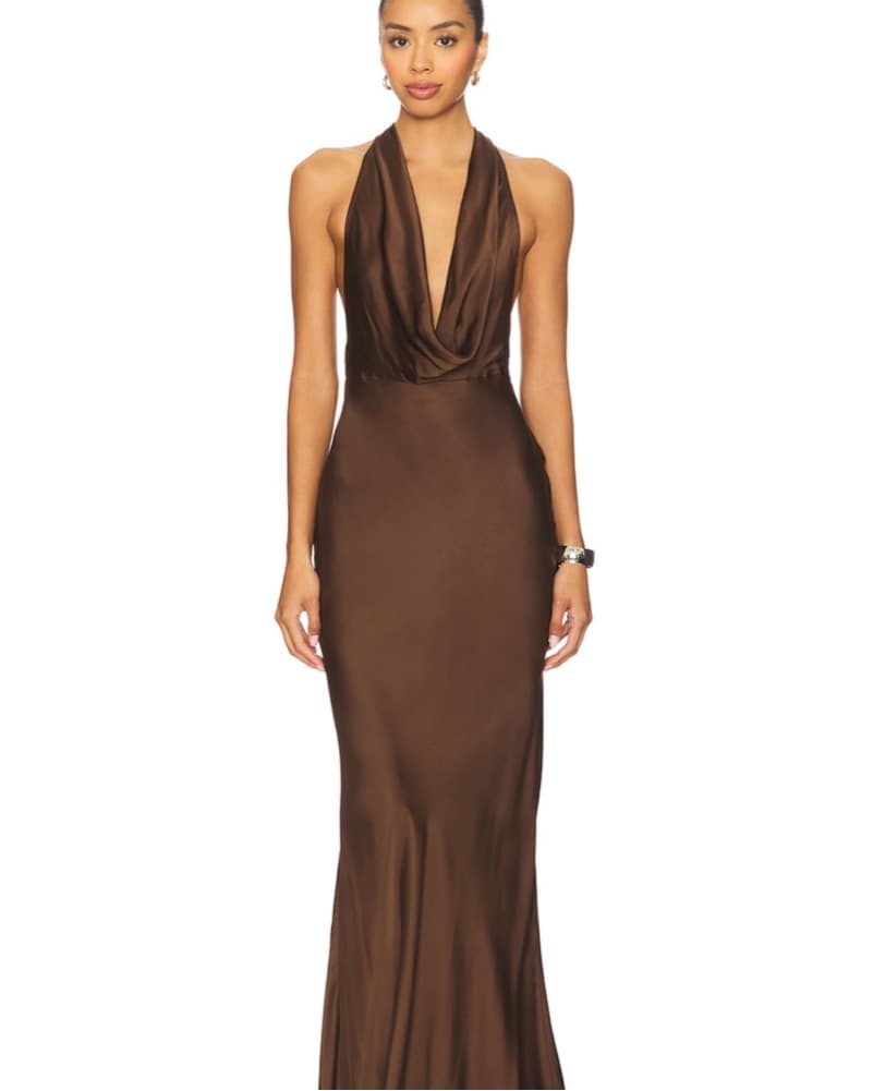 Sau Lee Brown Gown - Image 1