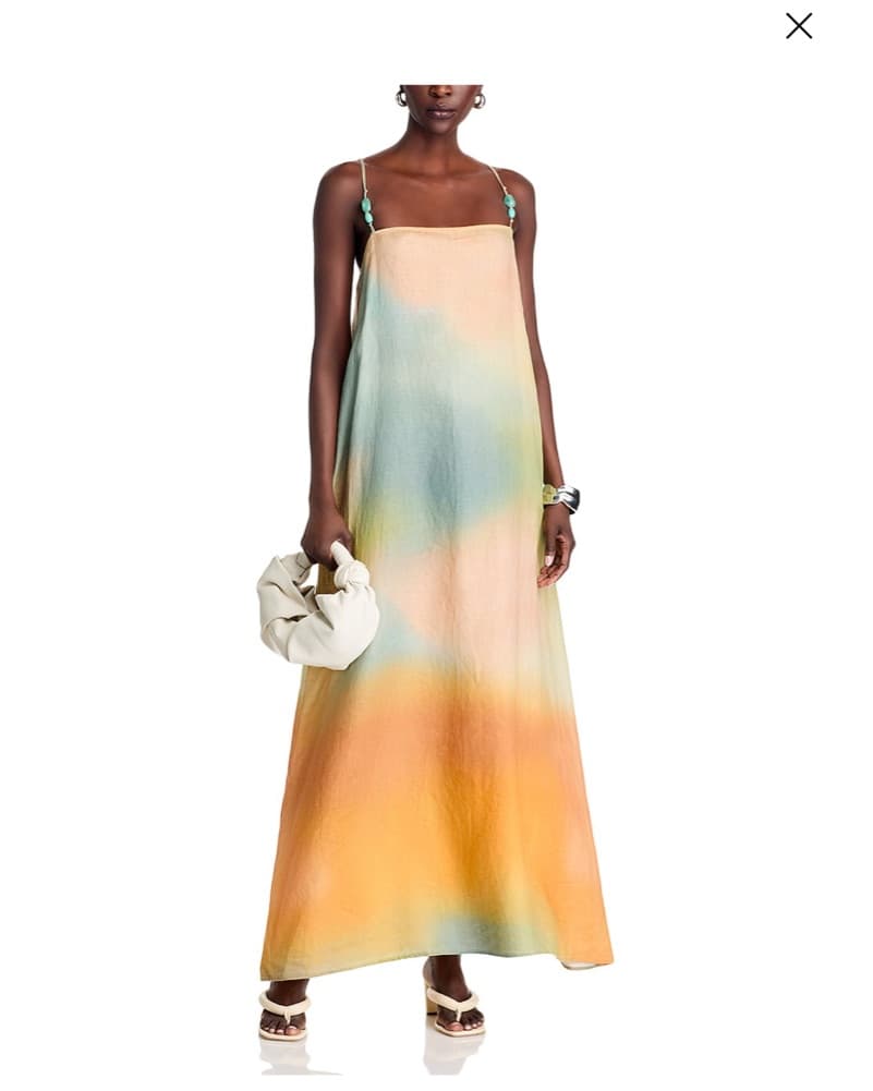 Staud Laura Linen Dress  - Image 2