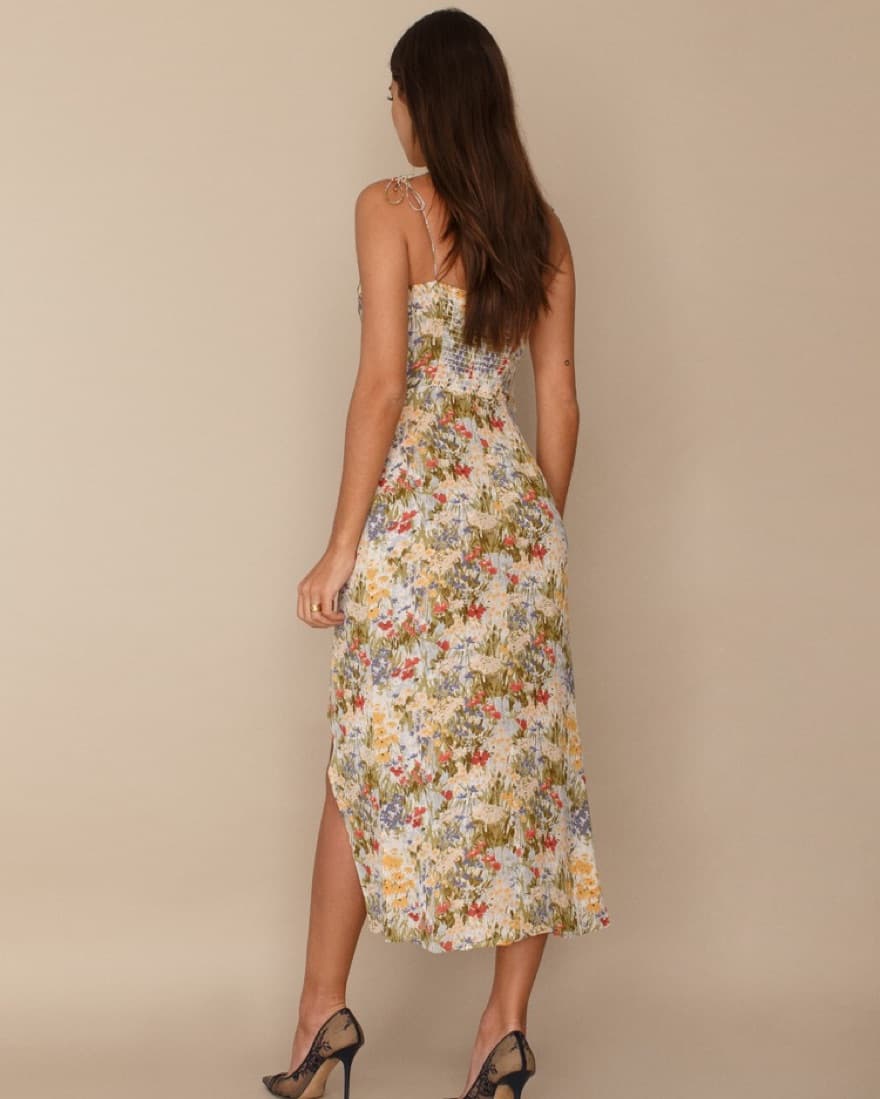Reformation Kourtney Dress - Countryside - Image 3