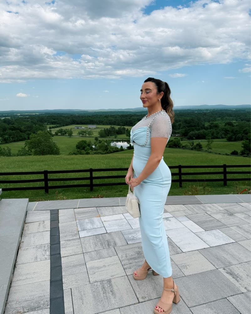 Self Portrait Powder Blue Dress  - Image 3