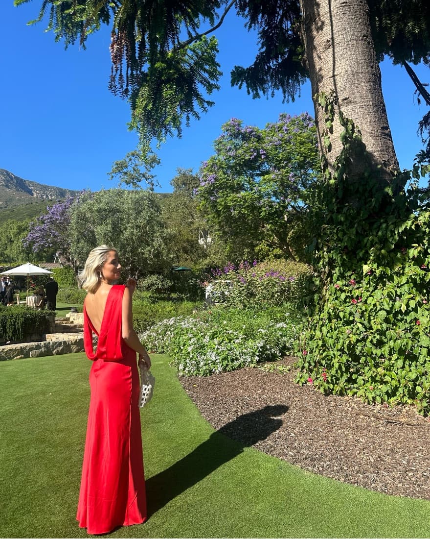 L’academie Red Thylane Gown - Image 1