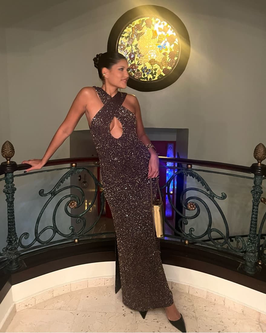 Proenza Schouler Sequin Knit Gown - Image 1