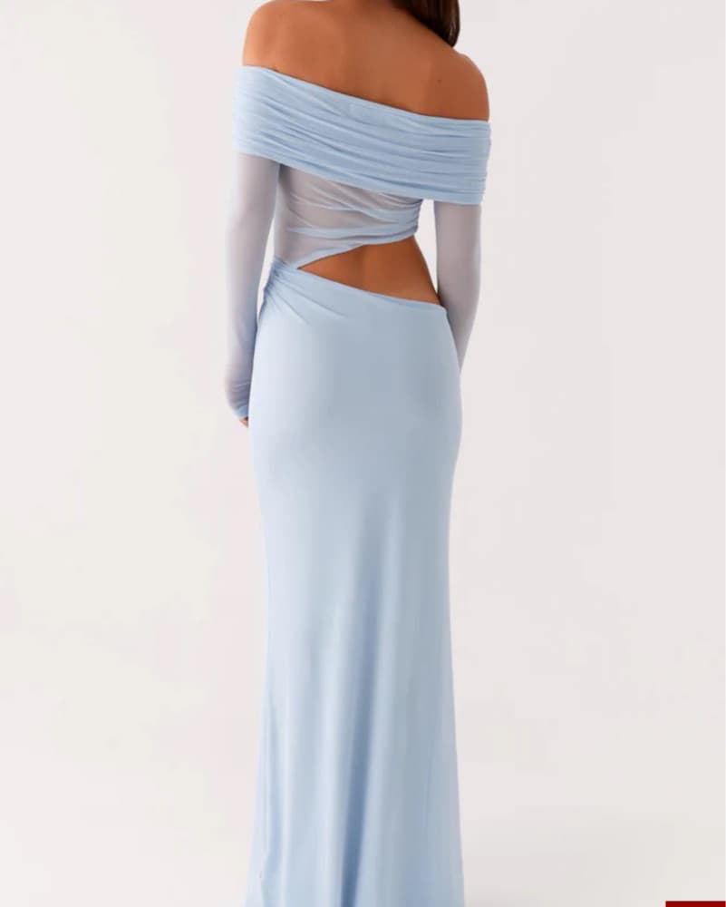 Peppermayo Emery Maxi Blue Dress - Image 3