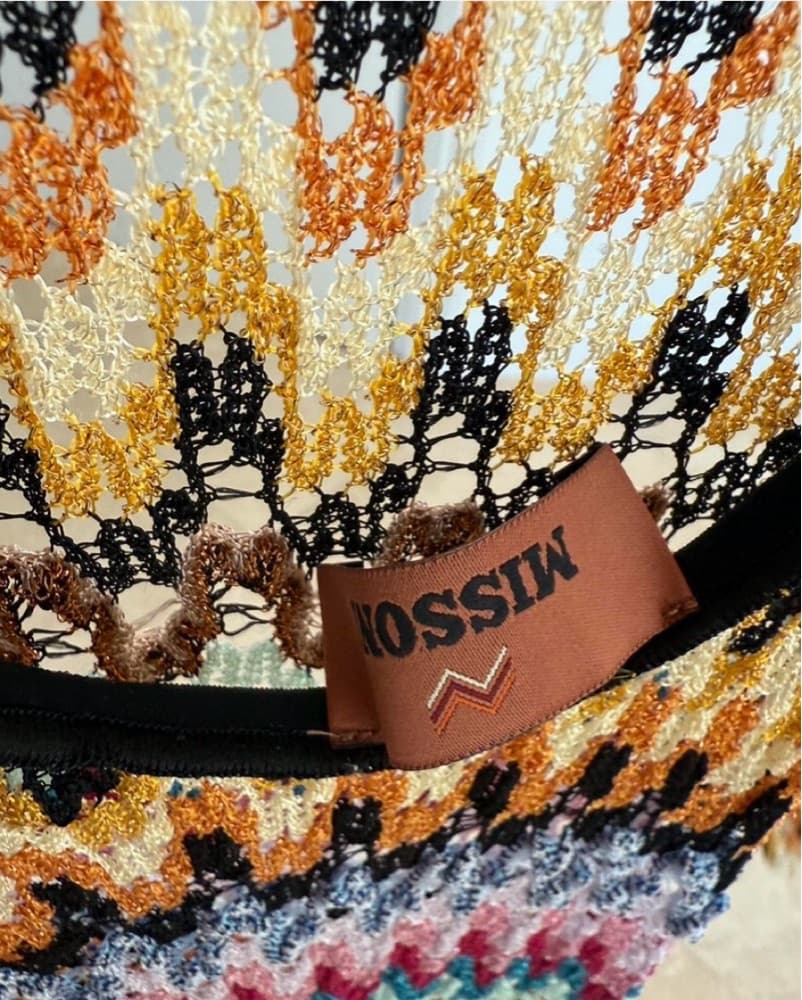 Missoni Long Sleeve Open Back Dress - Image 4