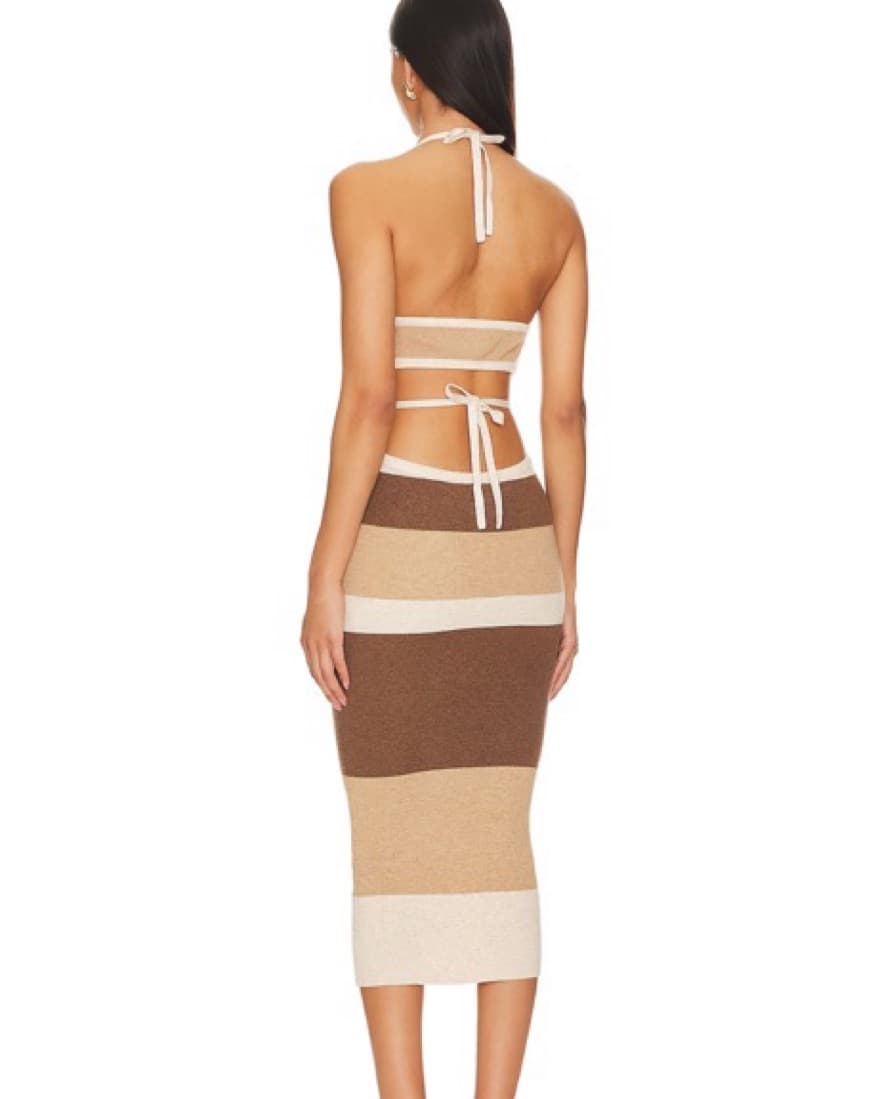 Emlyn Striped Knit Dress - Image 3