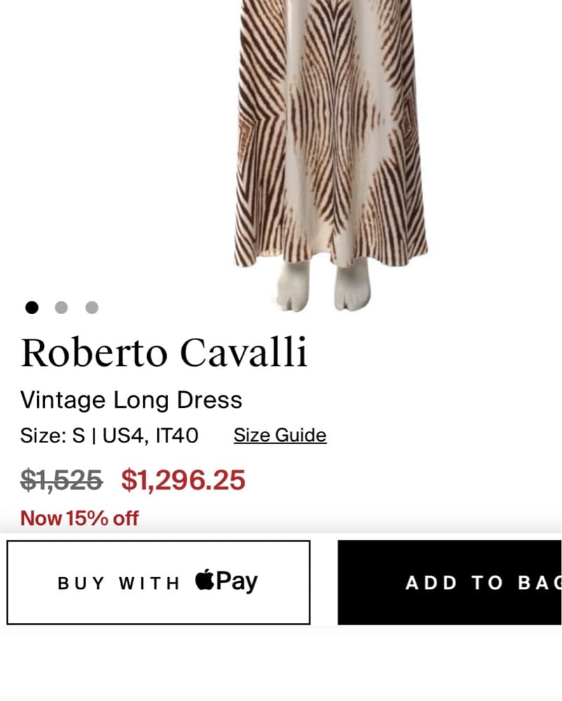 Vintage Roberto Cavalli Maxi Dress - Image 6