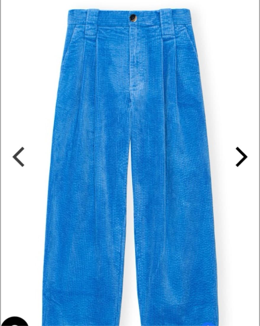 Ganni Blue Courduroys  - Image 4
