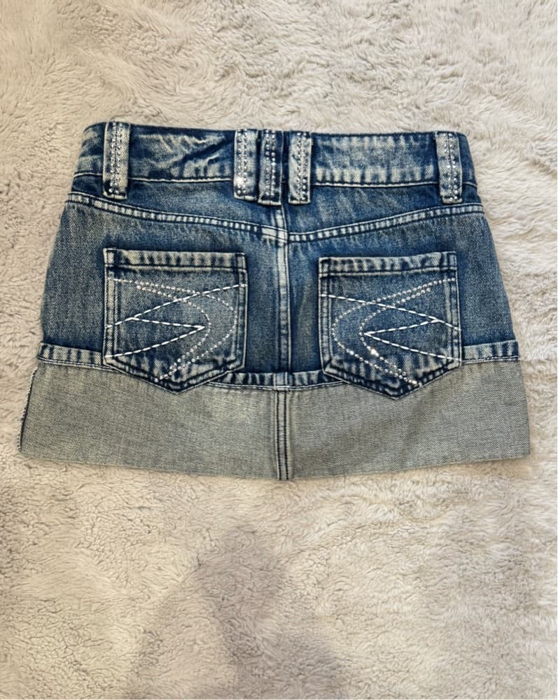 Jaded London Denim Mini Skirt - Image 2