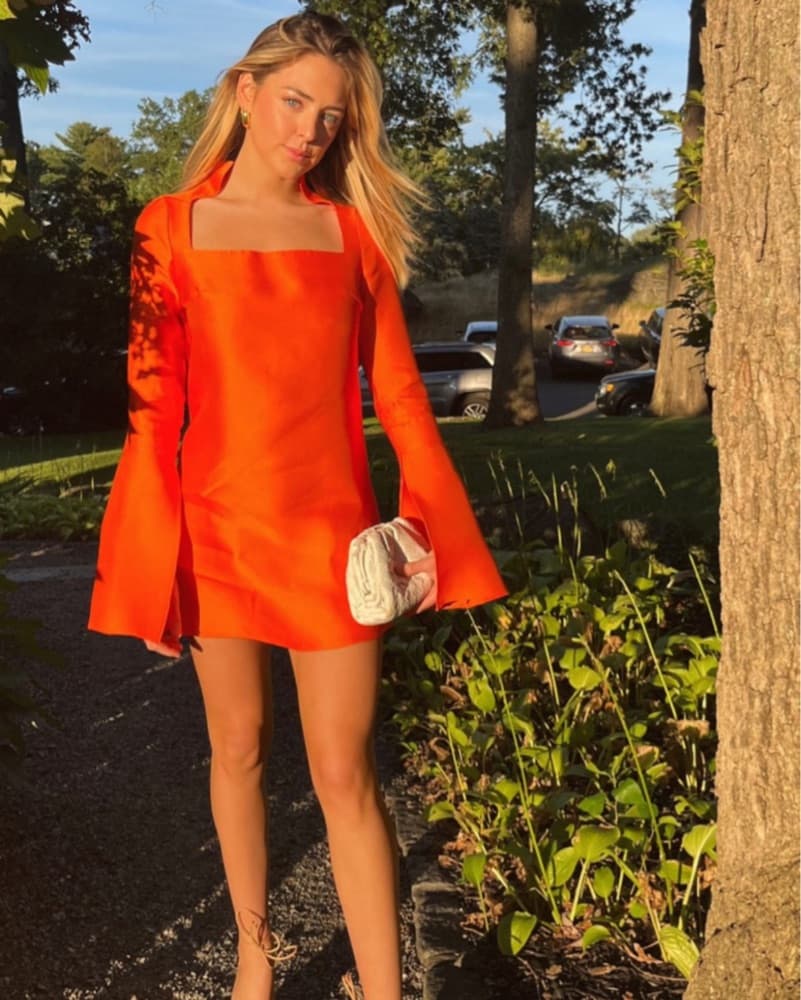 Bright orange Mini Dress - Image 1