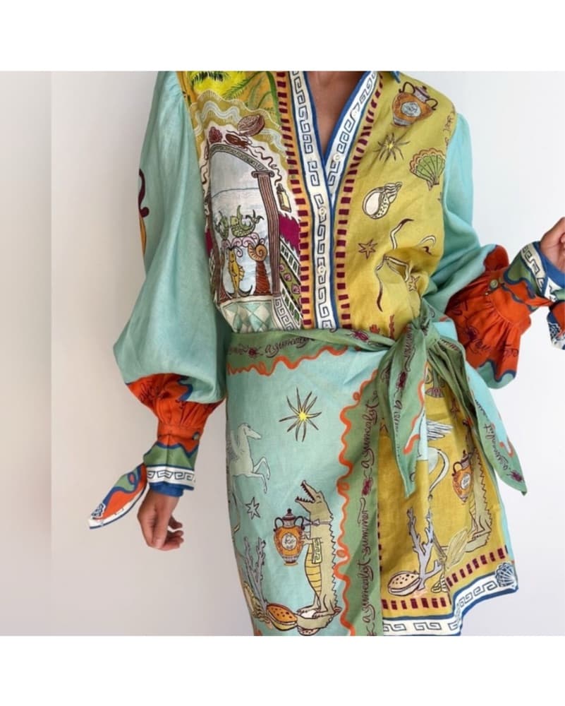 Alemais Surrealist Shirt Dress  - Image 3