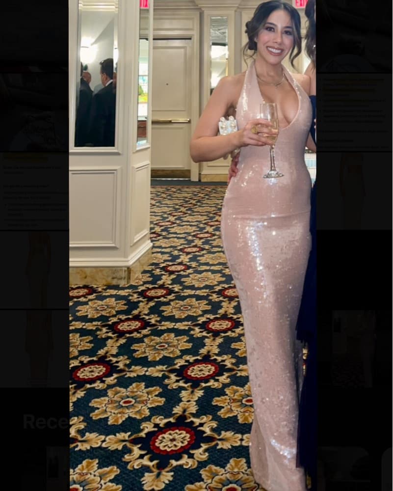 Siren Gown in Pink Nookie - Image 4