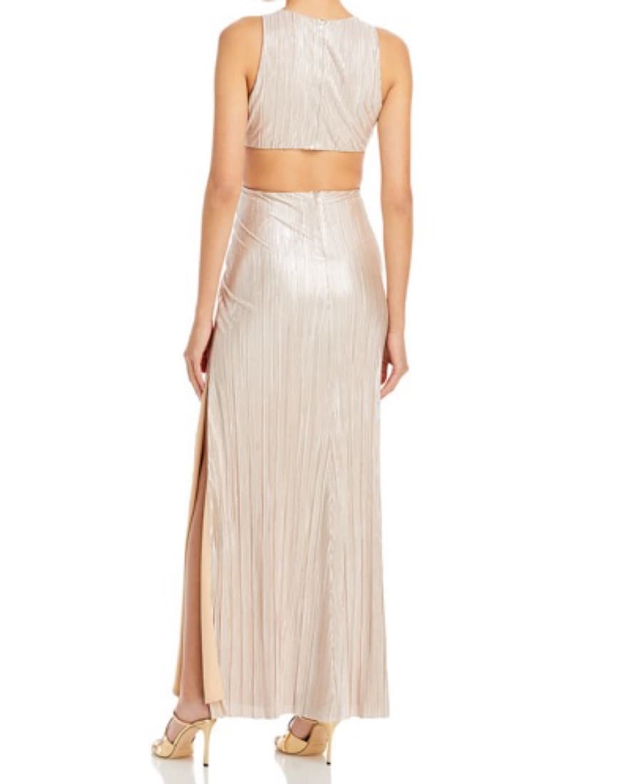 Aqua Champagne Twist Front Dress Medium - Image 2