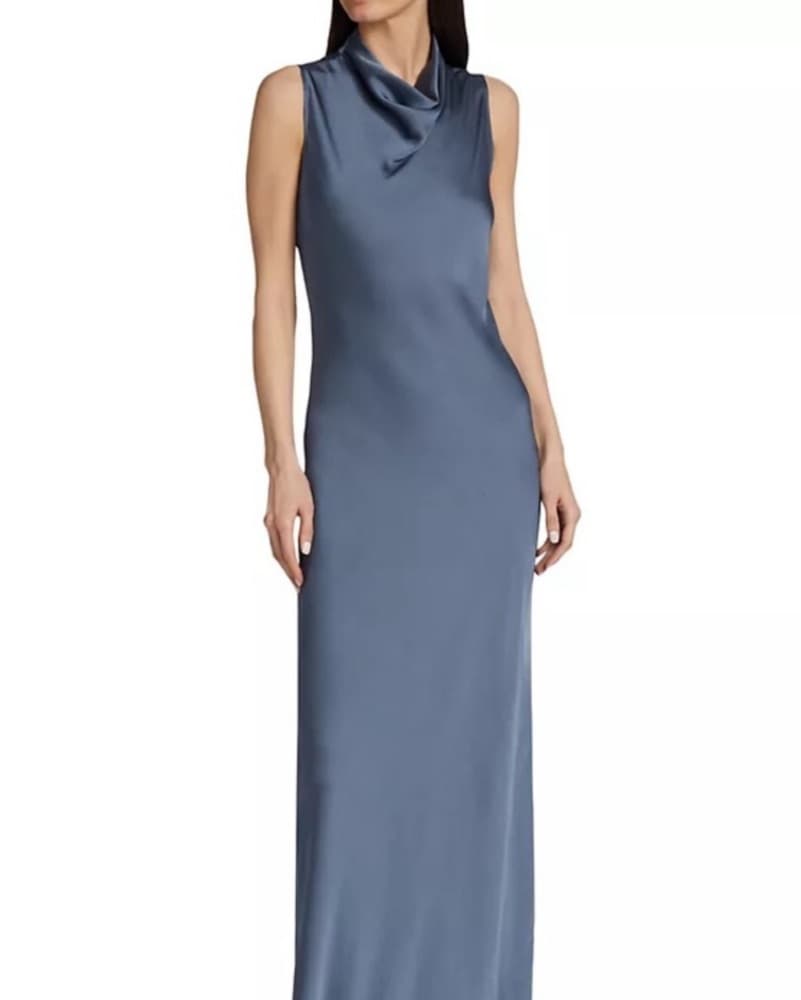 Veronica Beard Blue Kura Gown - Image 1
