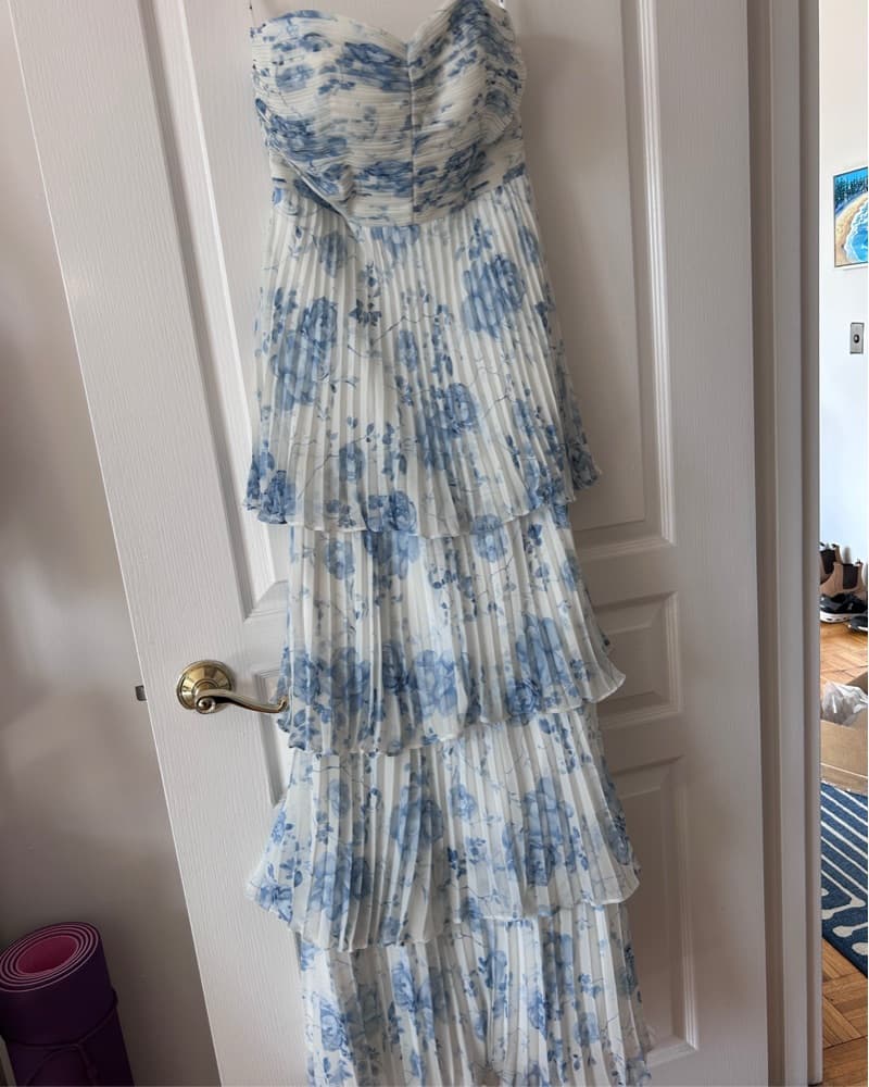 Floral Pleated Maxi Dress - Image 2
