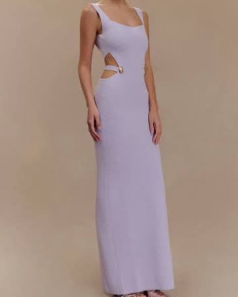 Alysanne Cut Out Knit Maxi Dress - Image 1