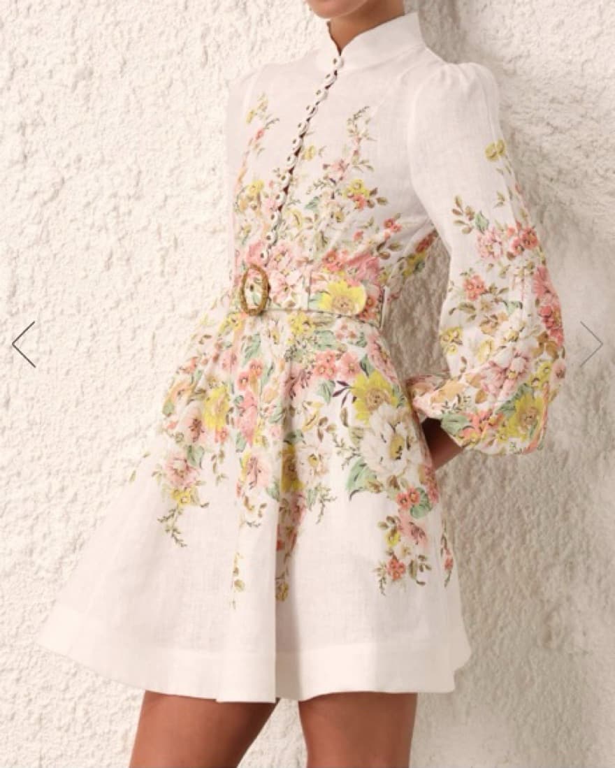 Zimmermann Matchmaker Button Dress - Image 1