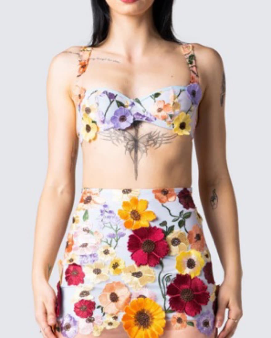 Flower Bra Top - Image 5