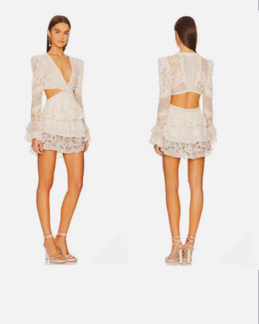 Loveshack Fancy Karine Dress - Image 1