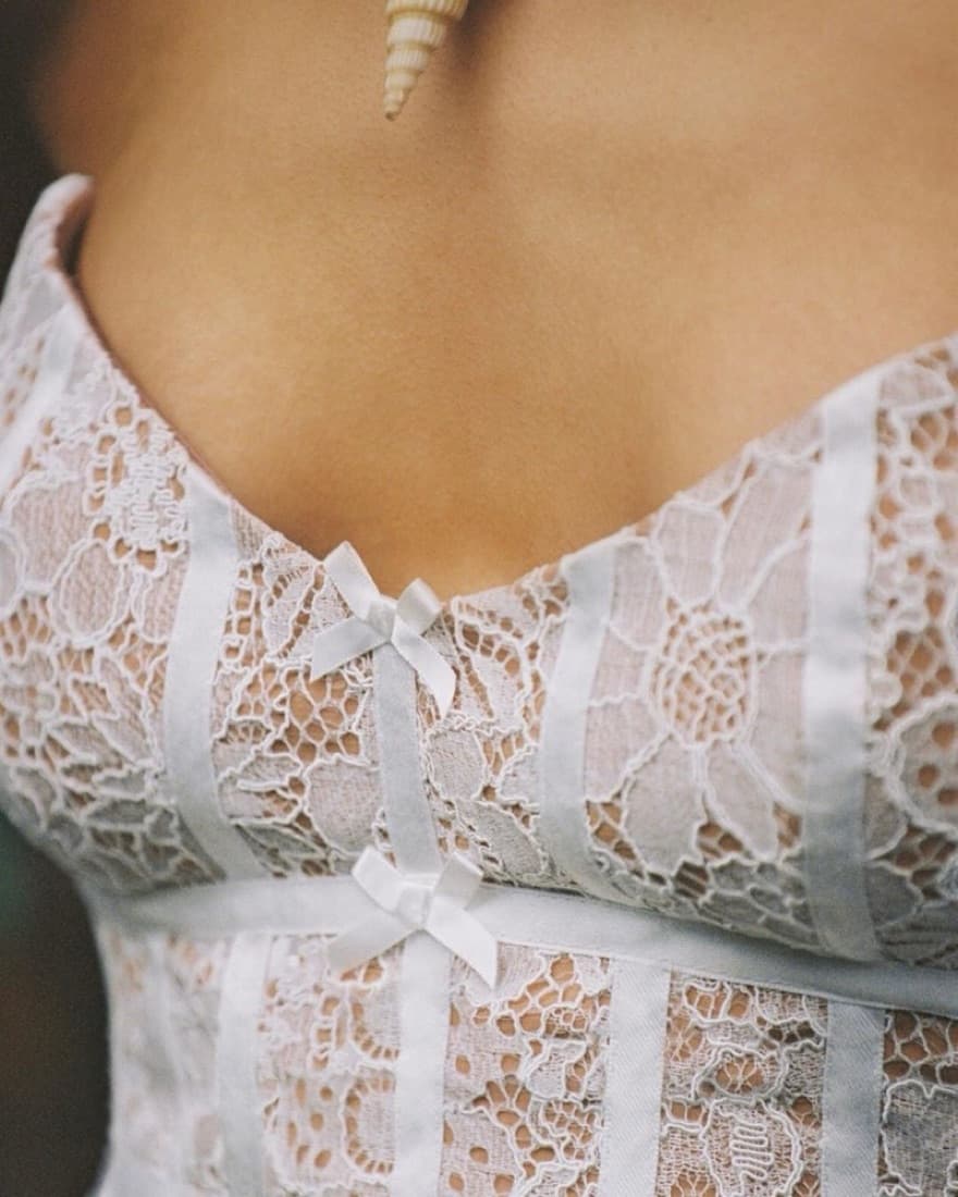 For Love & Lemons Lace White Dress - Image 2