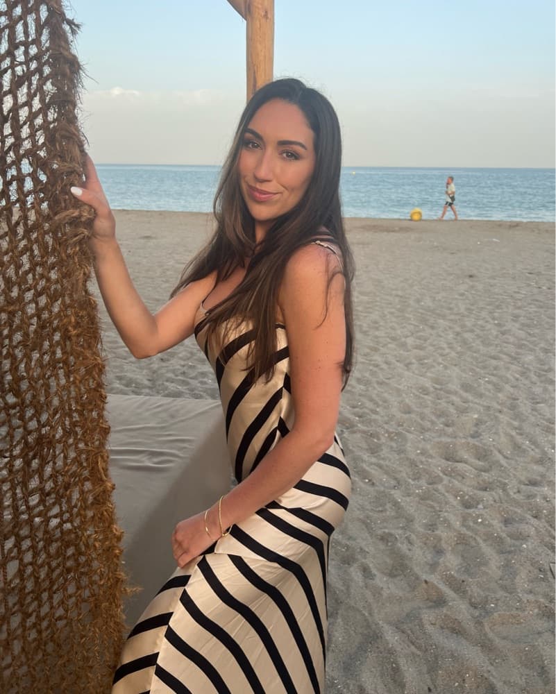 Dissh Chic Striped Satin Maxi Dress - Image 5