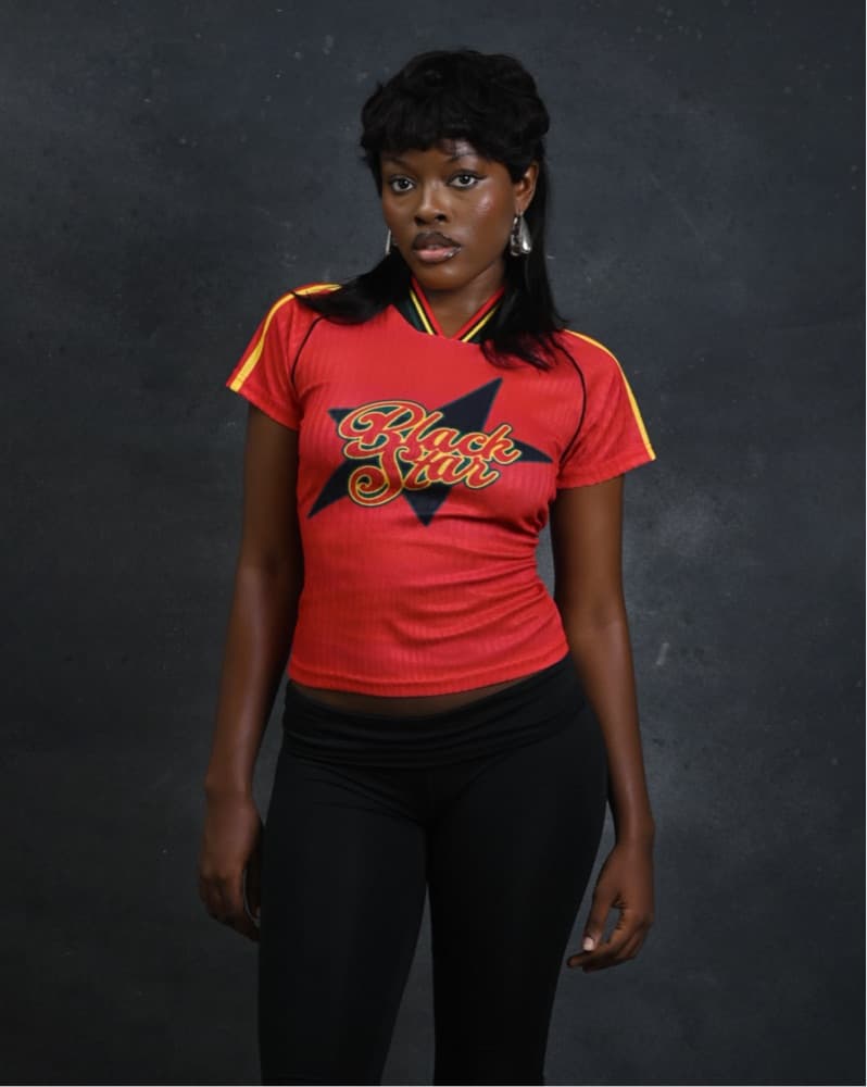 Meji Meji Red Black Star Unisex Jersey  - Image 1