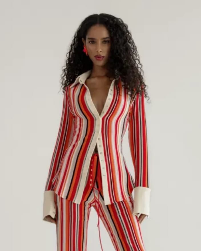 Orseund Iris Boogie Down Snap Shirt - Image 3