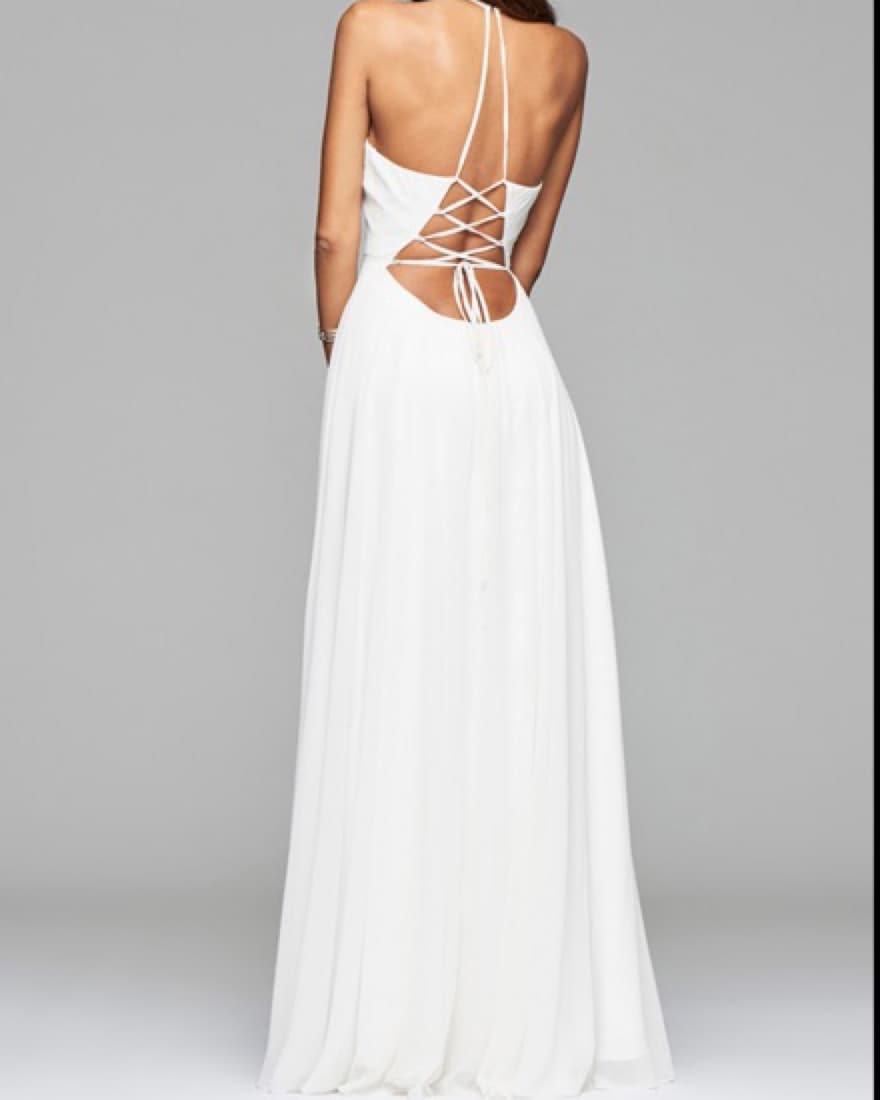 Faviana White Gown  - Image 2