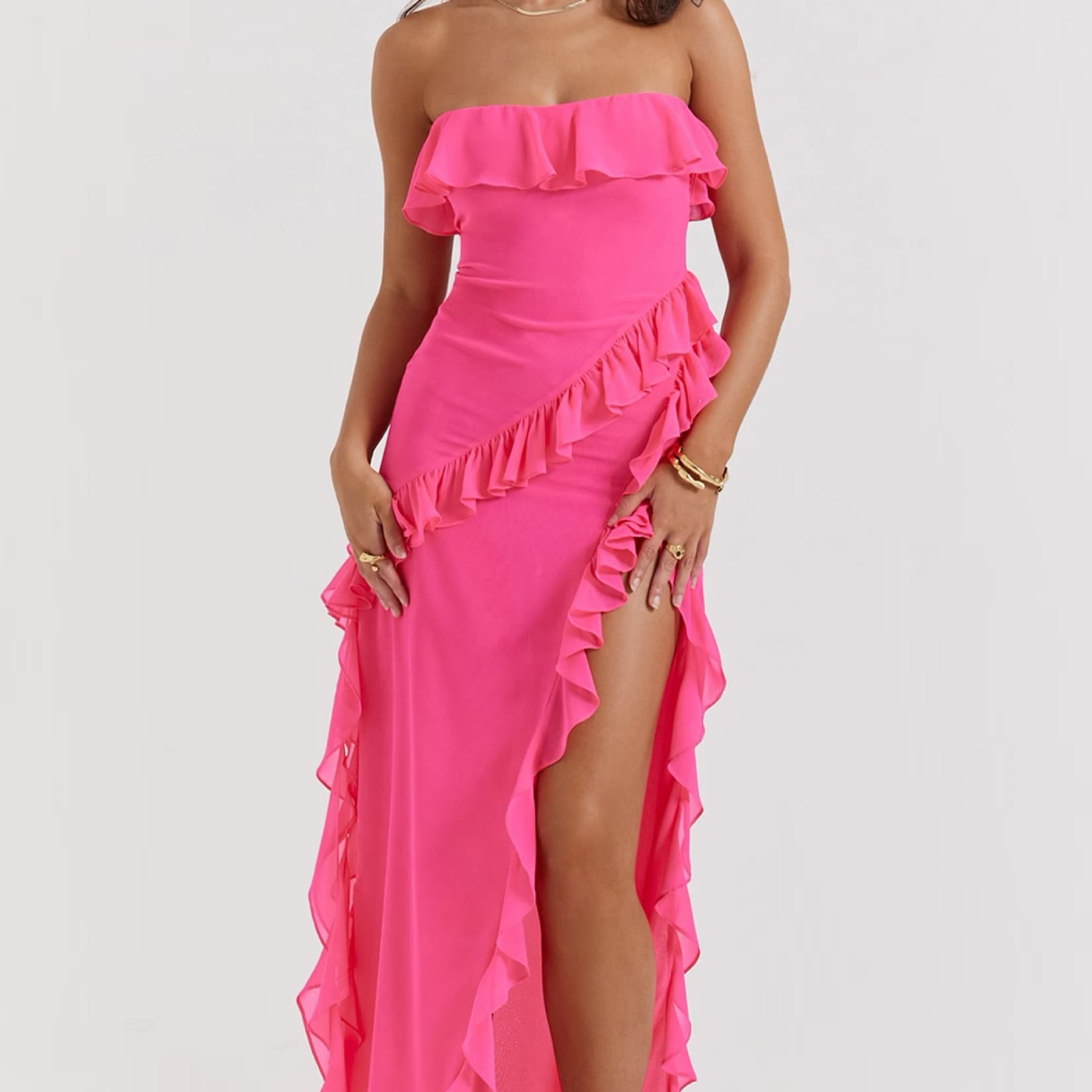 Pink House Of CB Sarina Dress  - Image 1