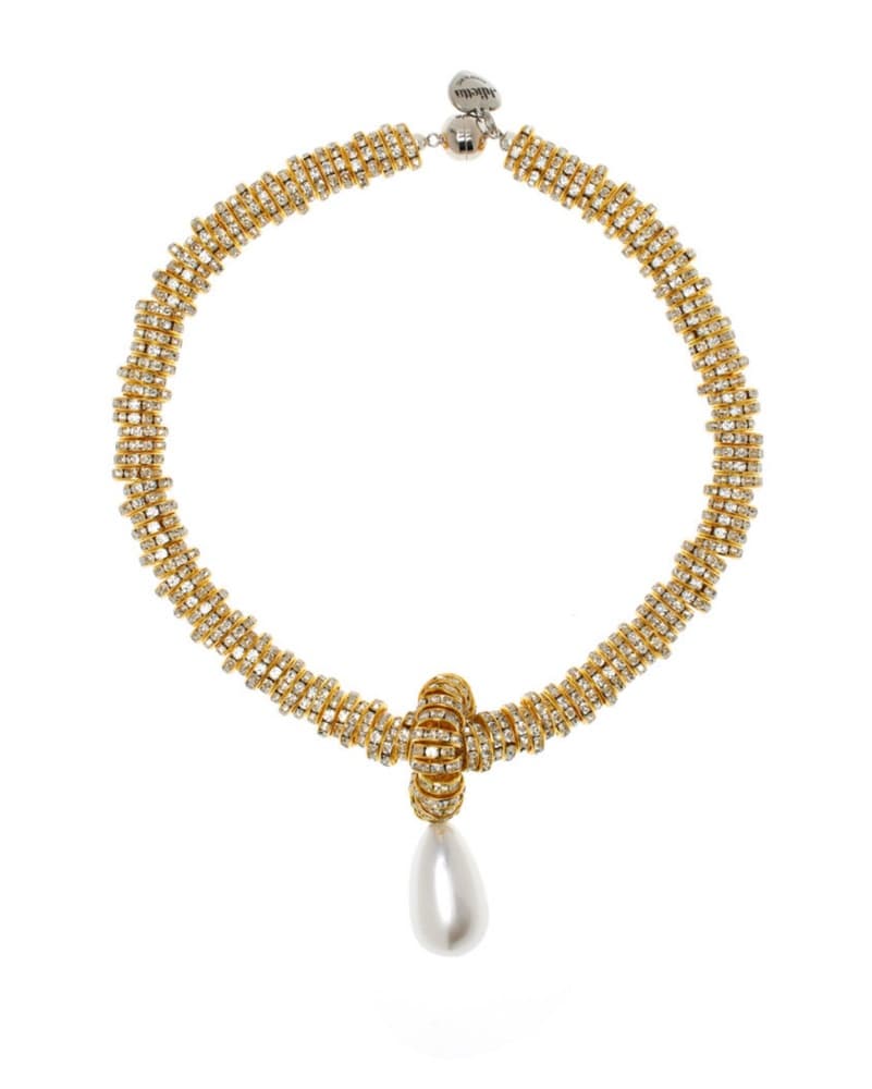  Pearl Embellished Necklace - Image 1