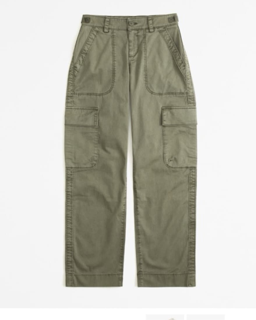 Green Abercrombie Trousers - Image 1