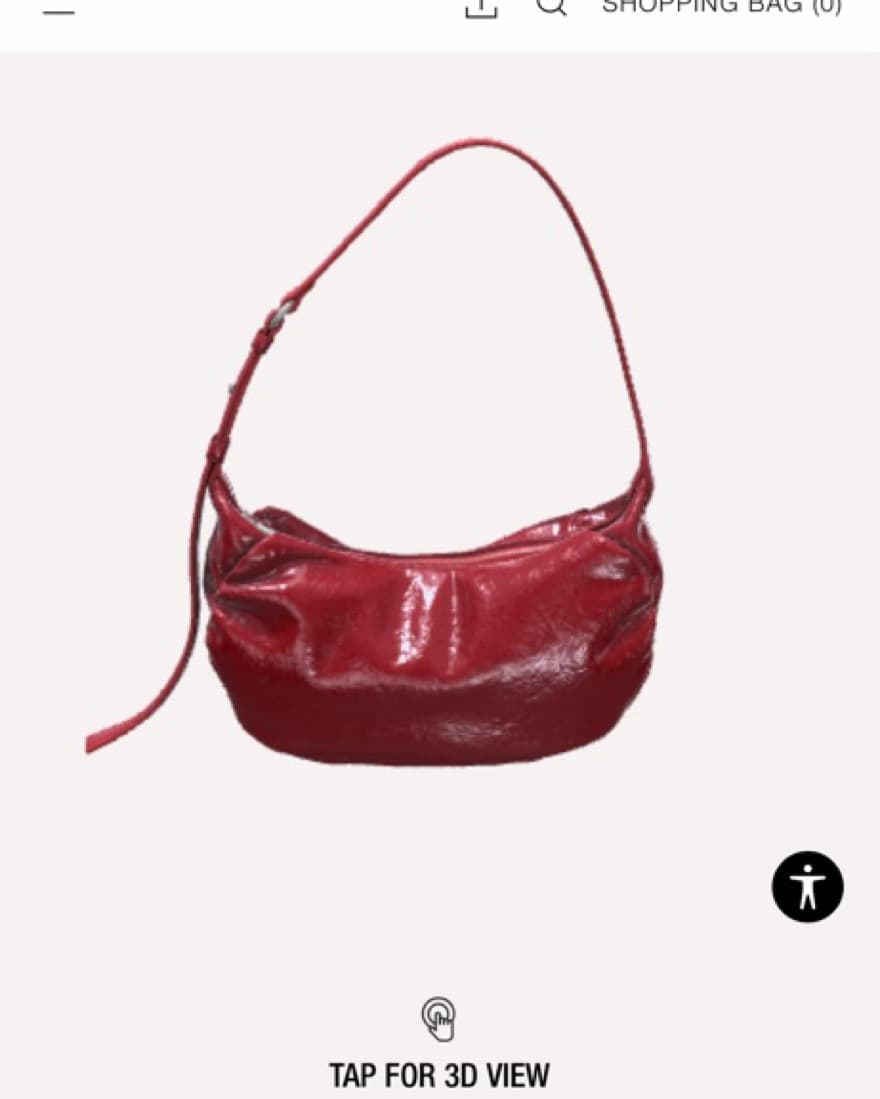 Red Zara Shoulder Bag - Image 3