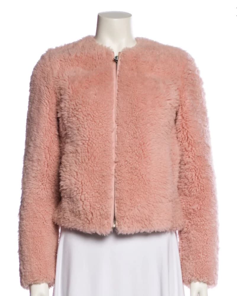Intermix Plush Blush Faux Fur Jacket - Image 3