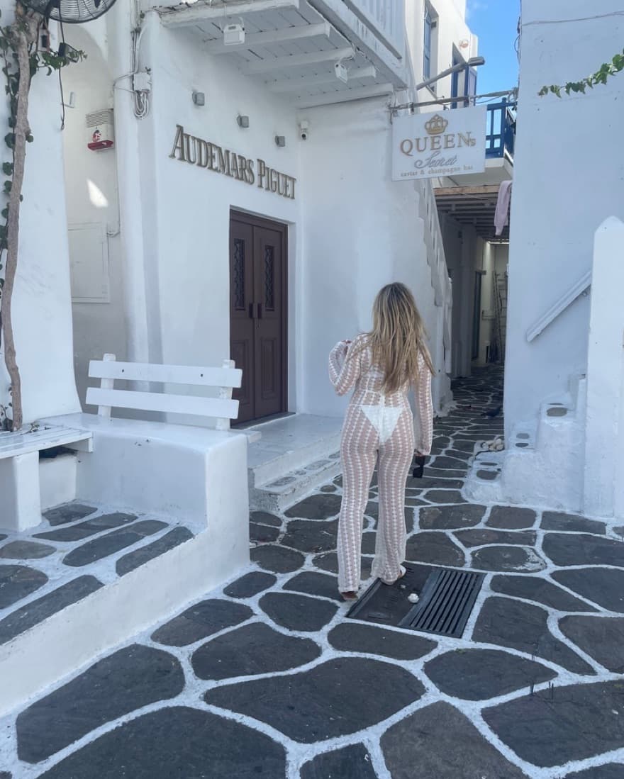 Sheer Jumpsuit Cover-up - Image 1