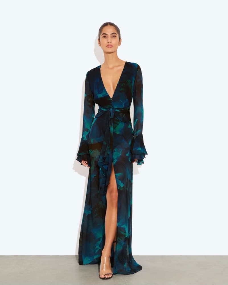 Vibrant Tropical Chic Maxi Dress - Image 5