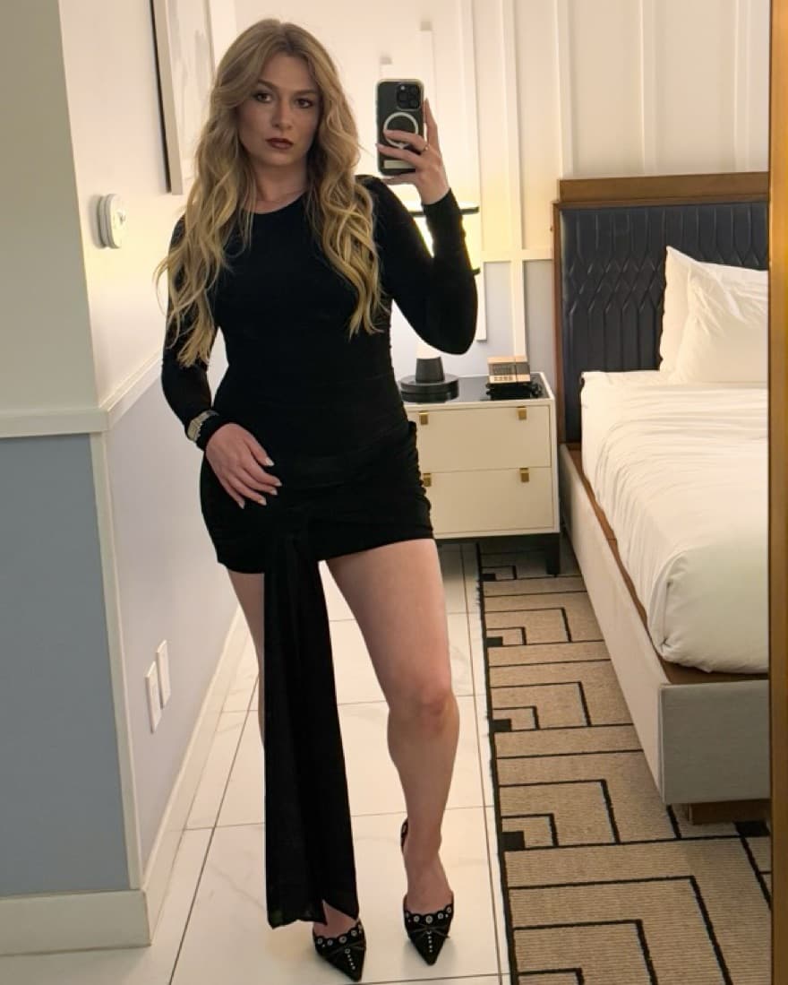 Tie Front Mini Dress - Image 2