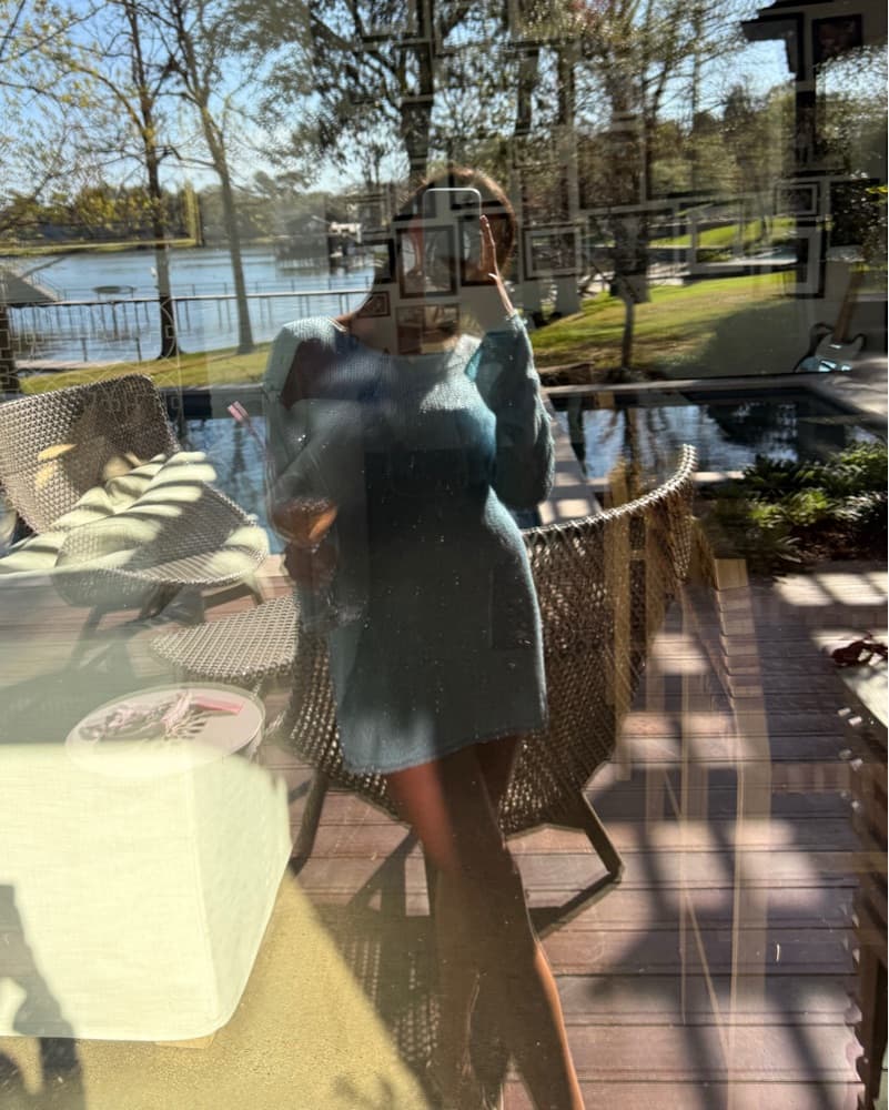 Asta Resort Sequin Blue Coverup - Image 4