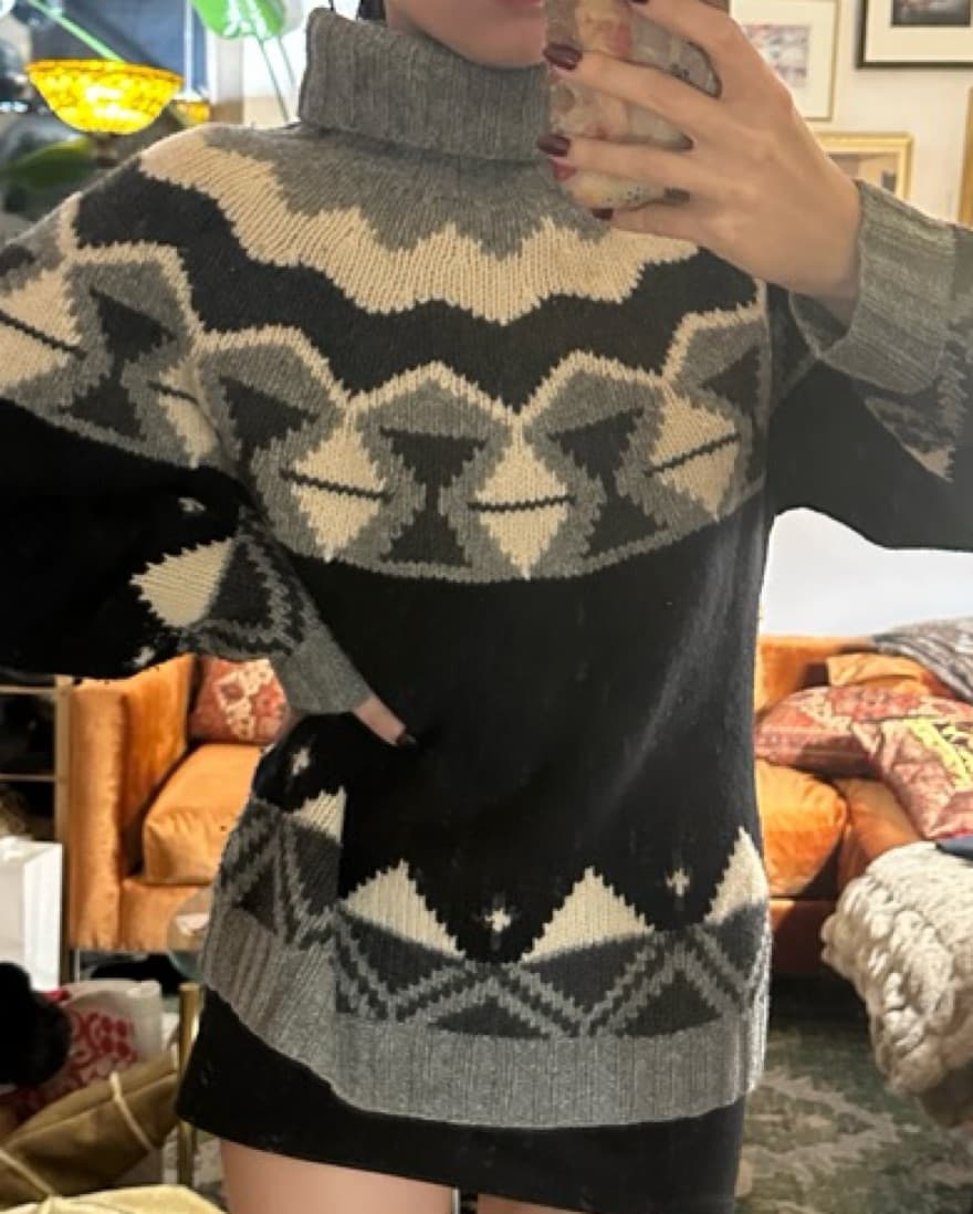 Winter Patterned Sweater - Image 3