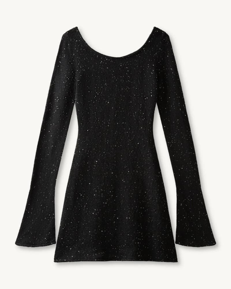 Asta Resort Maya Long Sleeve Mini Dress - Image 3